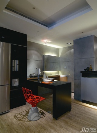 混搭风格公寓富裕型110平米厨房台湾家居
