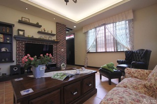 美式乡村风格别墅富裕型140平米以上客厅茶几台湾家居