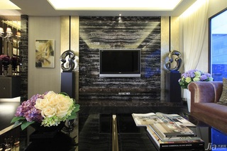 新古典风格公寓豪华型140平米以上电视背景墙茶几台湾家居