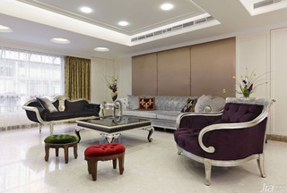 新古典风格公寓豪华型客厅沙发台湾家居