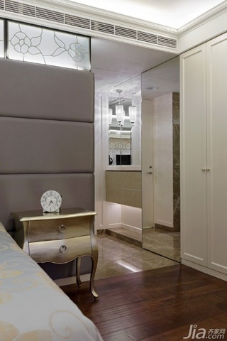新古典风格公寓豪华型卧室床头柜台湾家居