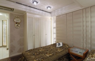 新古典风格公寓豪华型床头软包床台湾家居
