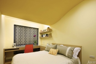 新古典风格公寓富裕型卧室床台湾家居