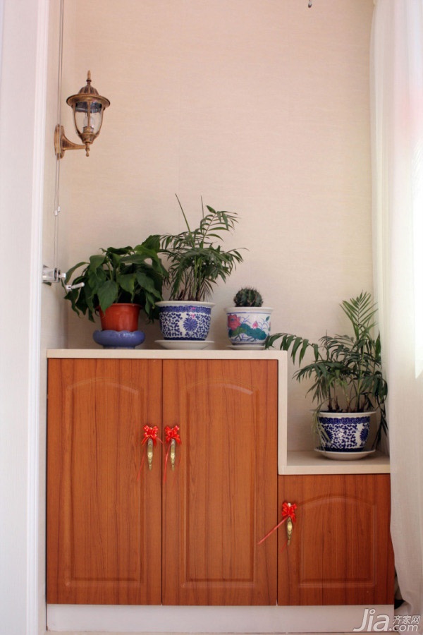 婚房装修,二居室装修,80平米装修,经济型装修,简约风格,阳台