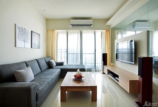简约风格公寓70平米客厅沙发台湾家居