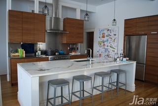 简约风格公寓经济型120平米厨房吧台橱柜海外家居