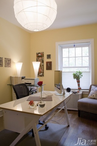 欧式风格公寓经济型80平米书房书桌海外家居