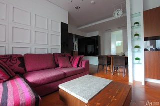 混搭风格公寓富裕型60平米客厅沙发台湾家居