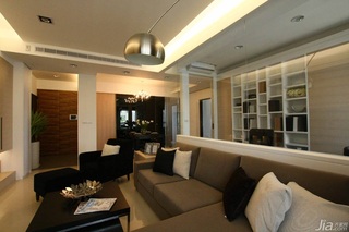 简约风格公寓富裕型130平米客厅吊顶沙发台湾家居