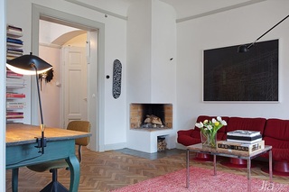 北欧风格公寓经济型70平米客厅沙发海外家居