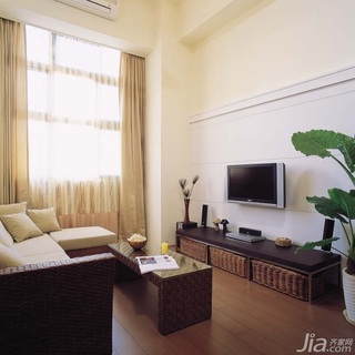 简约风格公寓经济型60平米客厅电视柜台湾家居