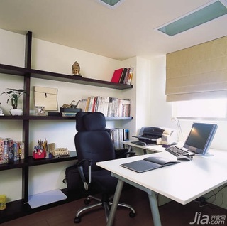简约风格公寓经济型60平米书房书桌台湾家居