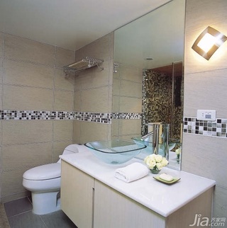 简约风格公寓经济型60平米卫生间洗手台台湾家居