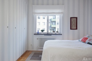 宜家风格小户型舒适白色经济型60平米卧室床海外家居