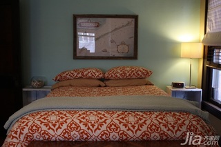 田园风格复式经济型70平米卧室床海外家居