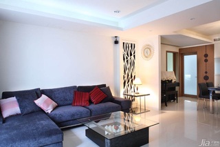 简约风格公寓富裕型60平米客厅沙发二手房台湾家居