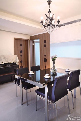 简约风格公寓富裕型60平米餐厅餐桌二手房台湾家居