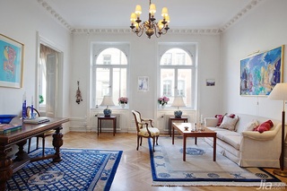 欧式风格公寓富裕型70平米客厅沙发海外家居