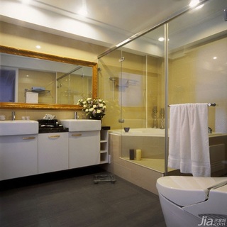 美式风格别墅富裕型卫生间洗手台台湾家居