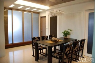 简约风格公寓富裕型120平米餐厅吊顶餐桌台湾家居