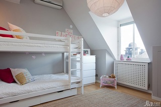 宜家风格复式富裕型80平米儿童房床海外家居