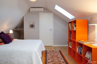 宜家风格复式富裕型80平米卧室床海外家居