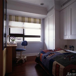 美式风格公寓富裕型140平米以上卧室书桌台湾家居