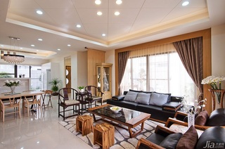 混搭风格别墅富裕型140平米以上客厅吊顶沙发台湾家居