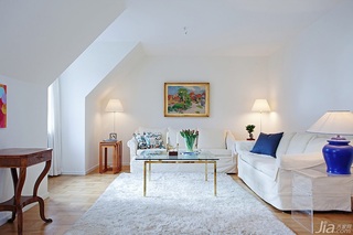 宜家风格复式富裕型客厅沙发海外家居