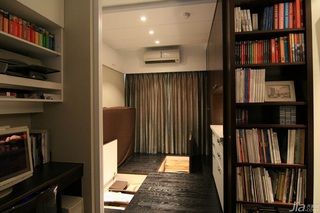 简约风格公寓经济型60平米书房书架台湾家居