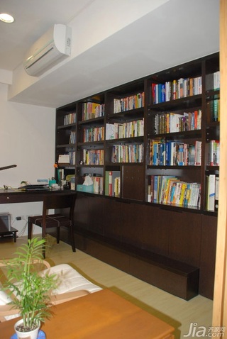 简约风格公寓富裕型书房书架台湾家居