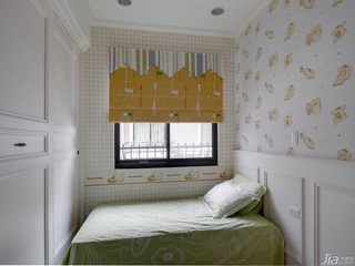 新古典风格公寓富裕型120平米儿童房卧室背景墙儿童床台湾家居