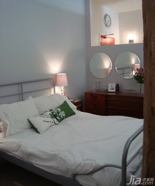 混搭风格小户型经济型70平米卧室床海外家居
