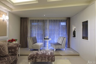 新古典风格公寓140平米以上客厅地台沙发台湾家居