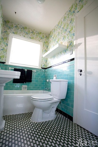 混搭风格小户型经济型80平米浴室柜海外家居