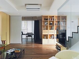 简约风格别墅富裕型140平米以上客厅书桌台湾家居