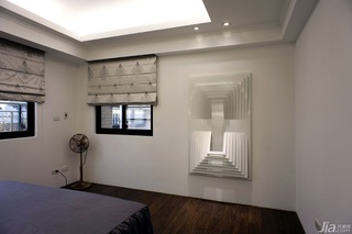 简约风格公寓富裕型70平米卧室窗帘台湾家居