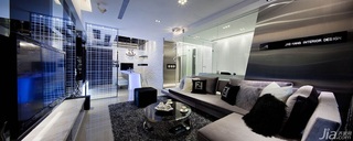 简约风格公寓富裕型130平米客厅隔断沙发台湾家居