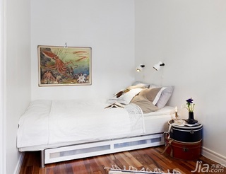 北欧风格小户型经济型40平米卧室床海外家居