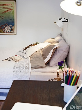 北欧风格小户型经济型40平米卧室床海外家居