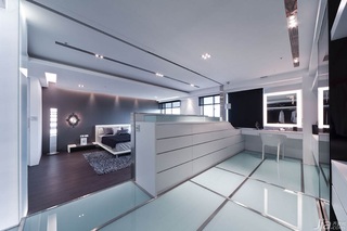 简约风格公寓富裕型130平米卧室吊顶梳妆台台湾家居