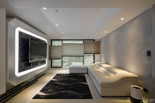 简约风格公寓富裕型客厅电视背景墙沙发台湾家居