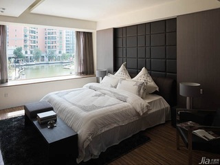 简约风格公寓富裕型140平米以上卧室床台湾家居