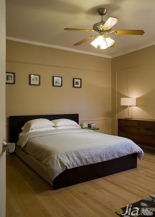 宜家风格三居室舒适经济型70平米卧室床海外家居