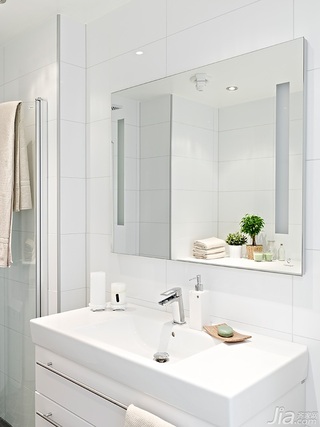 宜家风格小户型经济型60平米卫生间洗手台海外家居