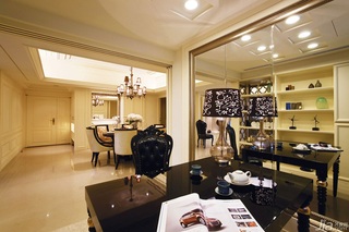新古典风格公寓富裕型140平米以上工作区台湾家居