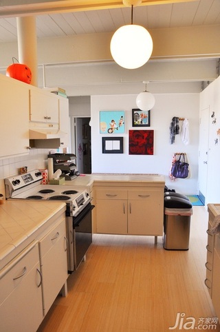 田园风格三居室经济型90平米厨房橱柜海外家居