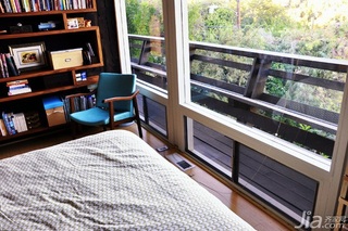 田园风格三居室经济型90平米卧室床海外家居