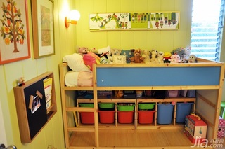 田园风格三居室经济型90平米儿童房床海外家居