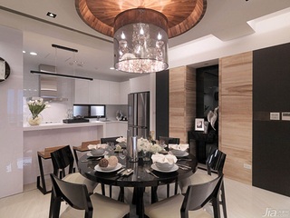 混搭风格公寓富裕型140平米以上餐厅吊顶餐桌台湾家居